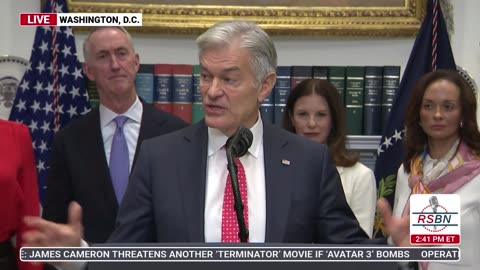 WATCH: Dr. Oz Speaks on President Trump's Bold Actions that will keep People Healthy - 12/19/25