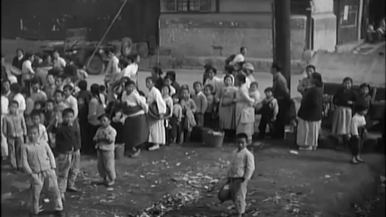 DISTRIBUTION OF FLOUR, SEOUL, KOREA - DISTRIBUTION OF FLOUR, SEOUL, KOREA - 111-adc-8528