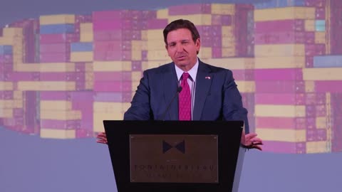 Governor DeSantis Speaks at U.S. Caribbean Maritime and Ports Forum in Miami Beach