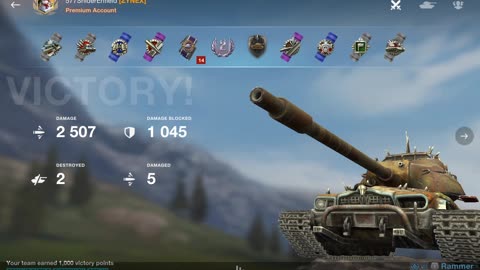 The Rammer gets lucky