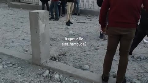 The extent of destruction in the Baptist Hospital in central Gaza