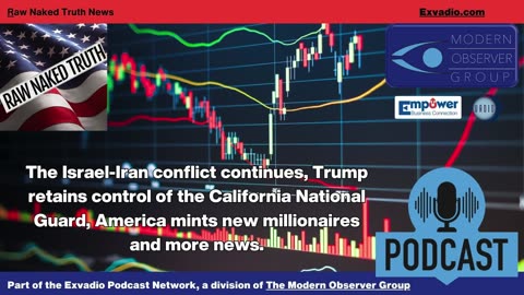 Raw Naked Truth News - 6.20.25 - Trump Millionaires and more - Ep 637