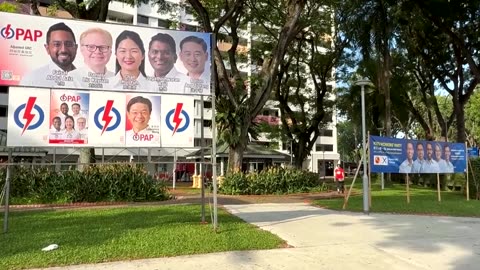 Singapore votes- ruling party seeks strong mandate amid opposition