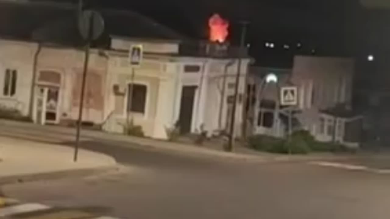 Russian Cities are Again buzzing with activity Overnight(Rylsk, Russia)