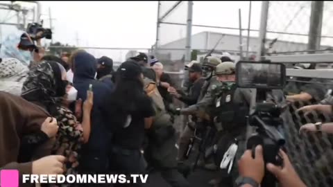 Anti-ICE Rioters find out real quick at Delaney Hall Detention Center in Newark NJ
