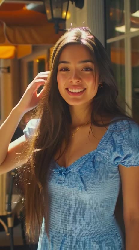 The video is made with AI, it may be artificial.