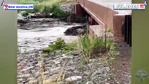 New Mexico Underwater! Catastrophic Flash Floods Sweep Away Homes -Turn Roads into Rivers in Ruidoso