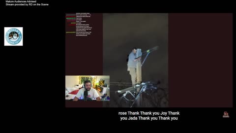 Livestream #2 25 Dec Person on power pole/Standoff in LA at the same time