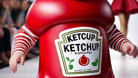 Baby Fashion Show Ketchup Edition #baby #KidsFashion #RunwayShow #AI ...