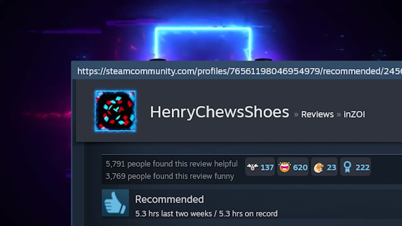 inZOI Steam Review Steam Review