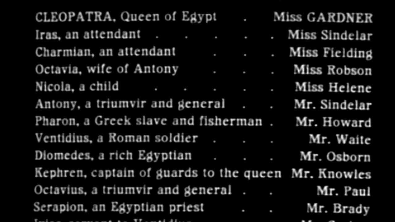 Cleopatra (1912) - Full movie