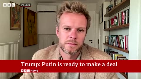 Donald Trump has stated that Vladimir Putin is willing to negotiate regarding Ukraine.