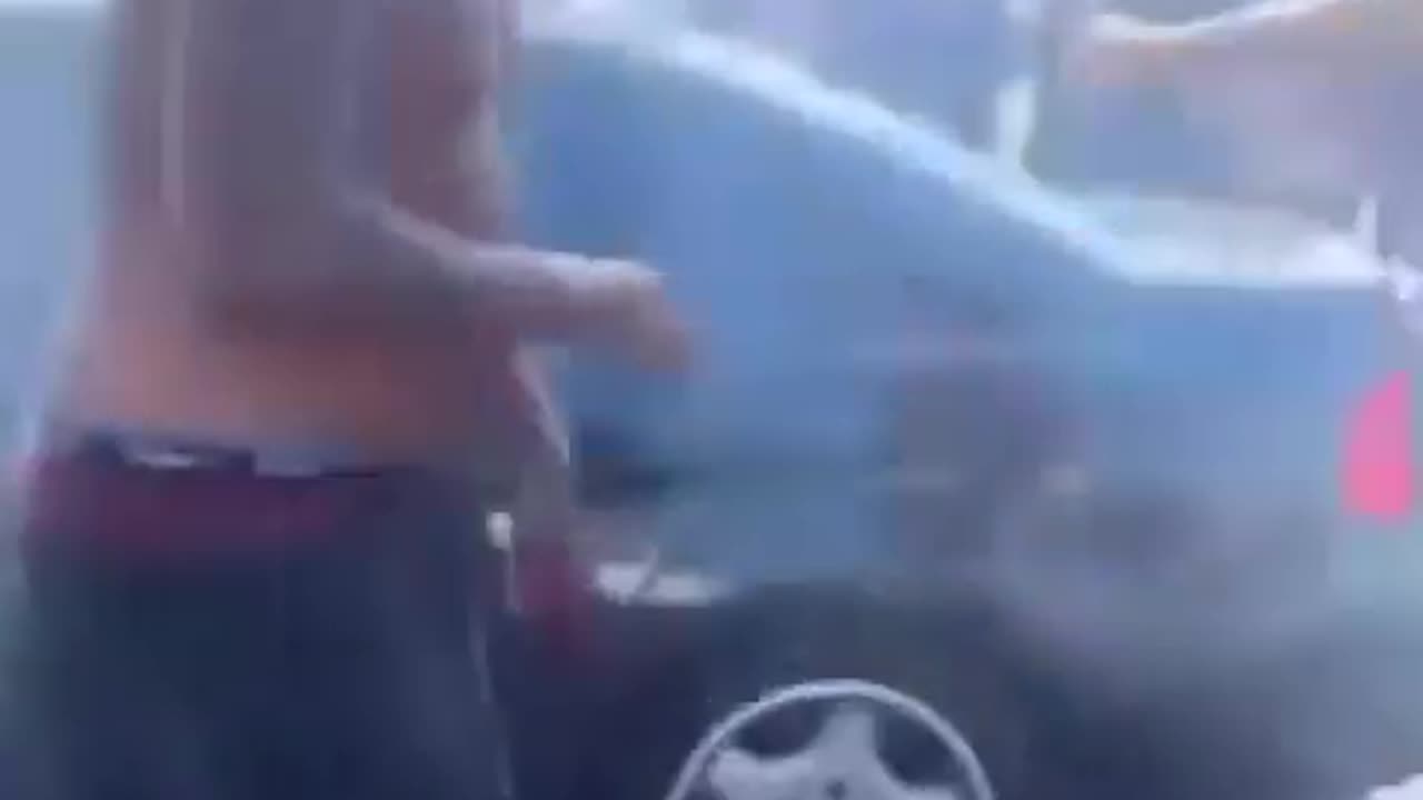 Mexicans blow blacks hand off, fireworks