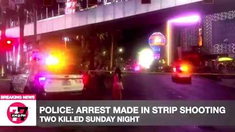 Arrest made after 2 dead in Las Vegas Strip shooting