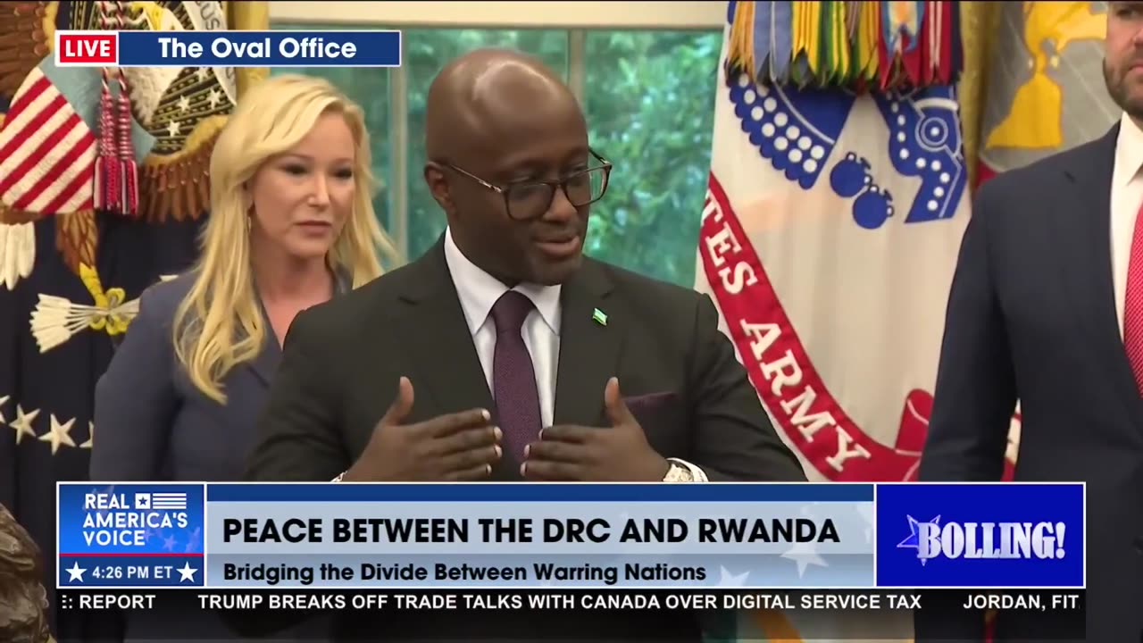RWANDAN FOREIGN MINISTER THANKS PRESIDENT TRUMP