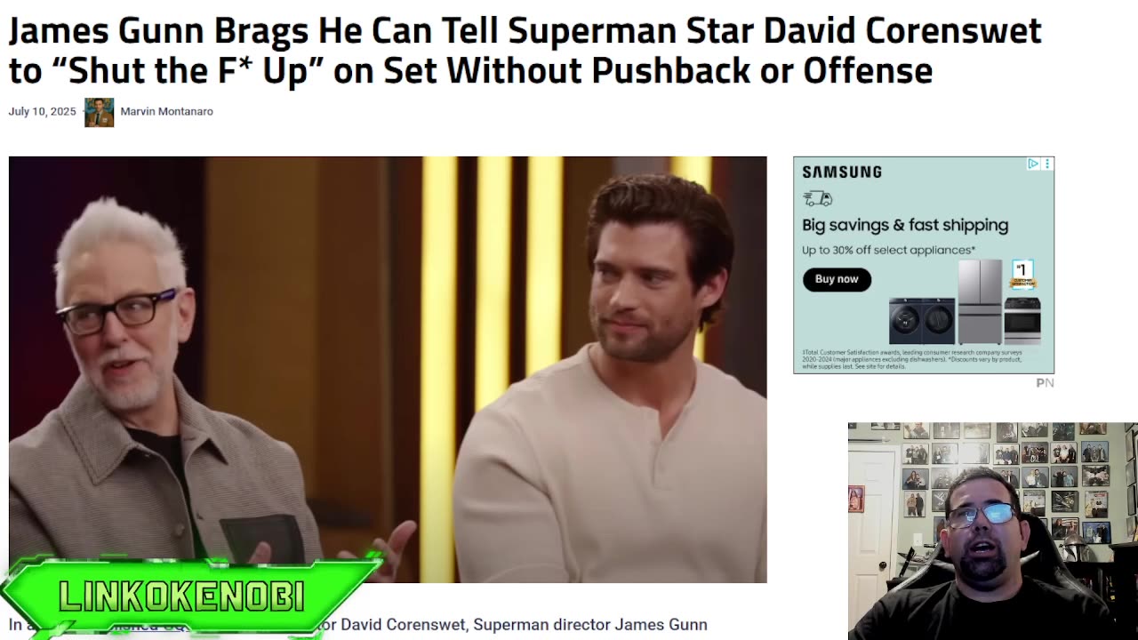 James Gunn Discusses With GQ Behind The Scenes With David Corenswet