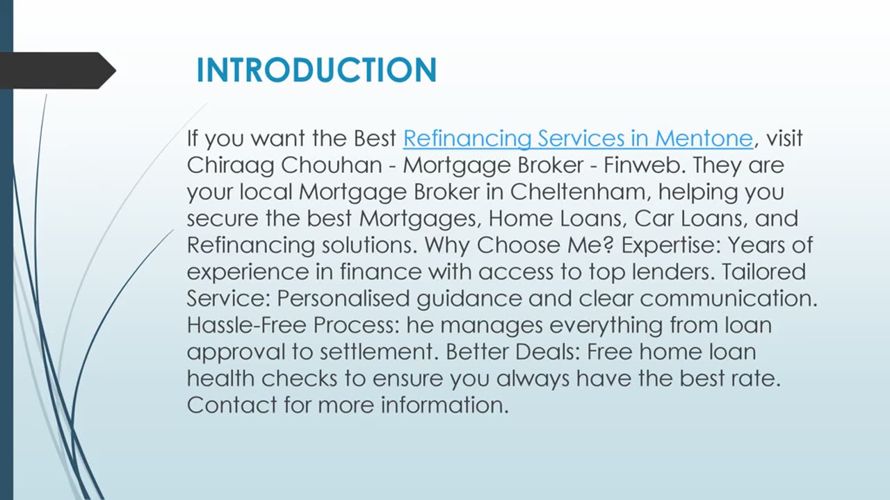 Best Refinancing Services in Mentone