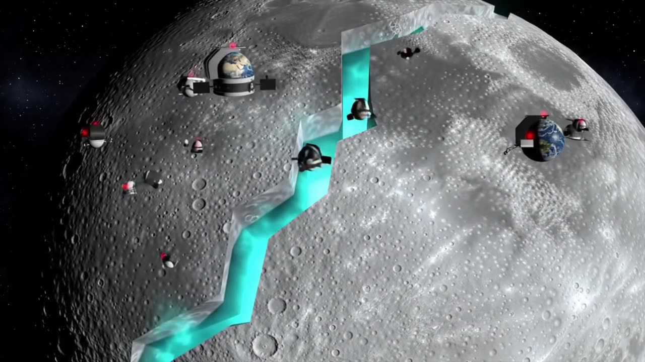 What If the Moon Cracked in Half?