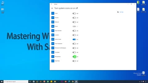 How To Turn System Icons On Or Off