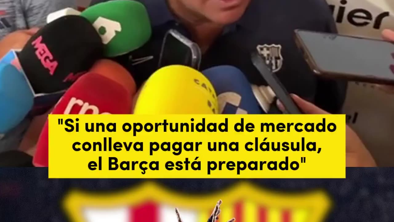 Joan Laporta, president of FC Barcelona, ​​on the signing of Nico Williams