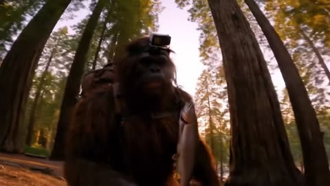 See how a gorilla starts playing with a phone | trending |#trending
