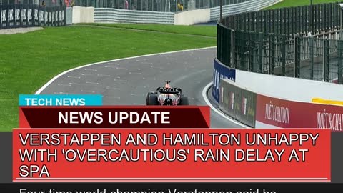 Verstappen and Hamilton Unhappy with Overcautious