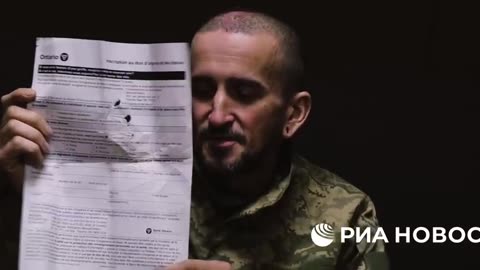 captured Ukrainian soldier did not know that he was carrying a consent form for an organ transplant
