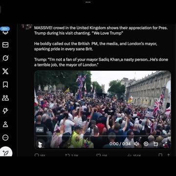 UK CITIZENS SUPPORT TRUMP AND HIS EFFORTS TO SAVE THE WORLD FROM TYRANNY