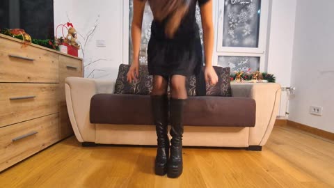 Two Black Sheer Tights 💕 Simple Try-On & Comparison