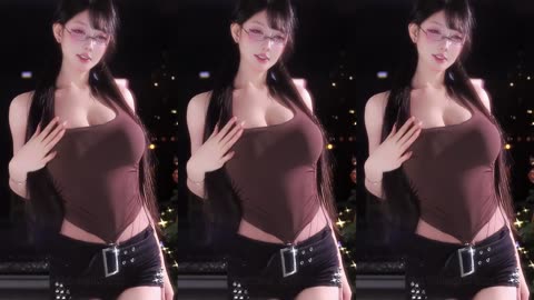 Korean girl sexy dancing in livestreaming 🩰