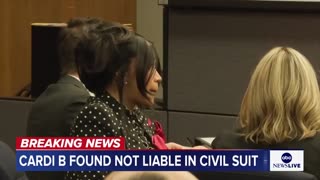 JUST IN: Cardi B found not liable of assault allegations by former security guard