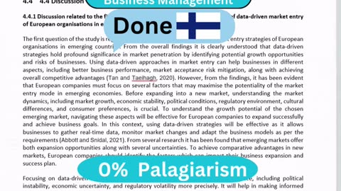Student Work (Thesis ) | Part 3 JAMK MS International Business | Risk Factors & Data Insights