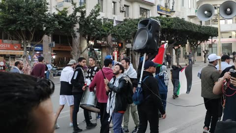 مسيرة شعبية بطنجة تخليدا للذكرى 77 للنكبة الفلسطينية 15 05 2025 يا شعبنا الامازيع الاحرار