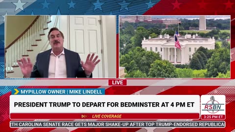WATCH: RSBN Interviews Mike Lindell Owner of 'MyPillow' - 8/1/25