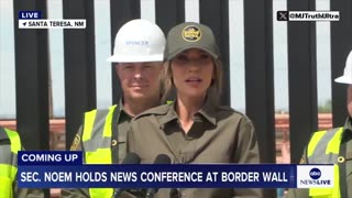 Kristi Noem announced they are painting the border walls black