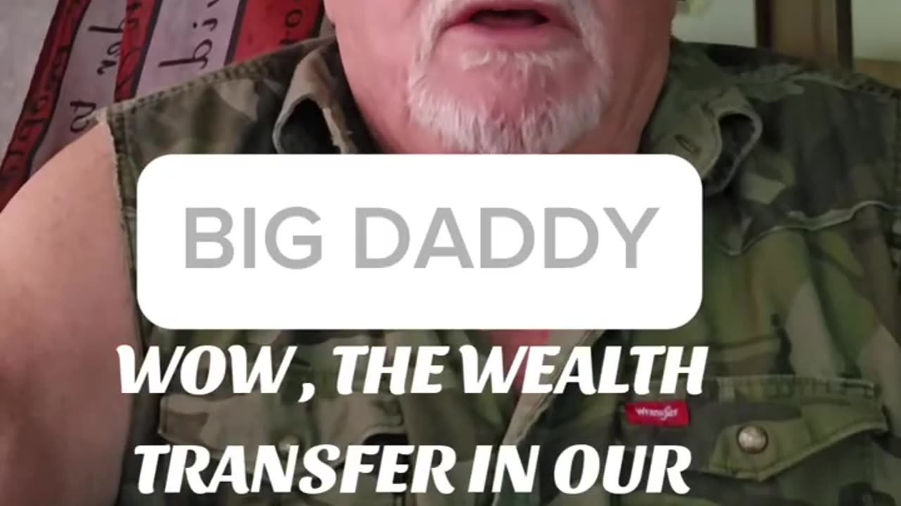 Wow, the wealth transfer in our beautiful world is going to be spectacular