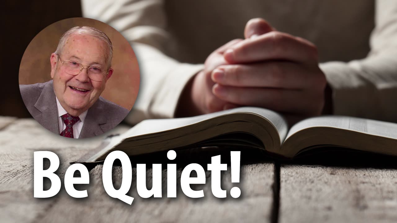 BE QUIET! – Psalm 62:5 Devotional by Pastor Cecil A. Thompson