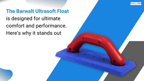 Achieve Perfect Grout Application with the Barwalt Tools Grout Float