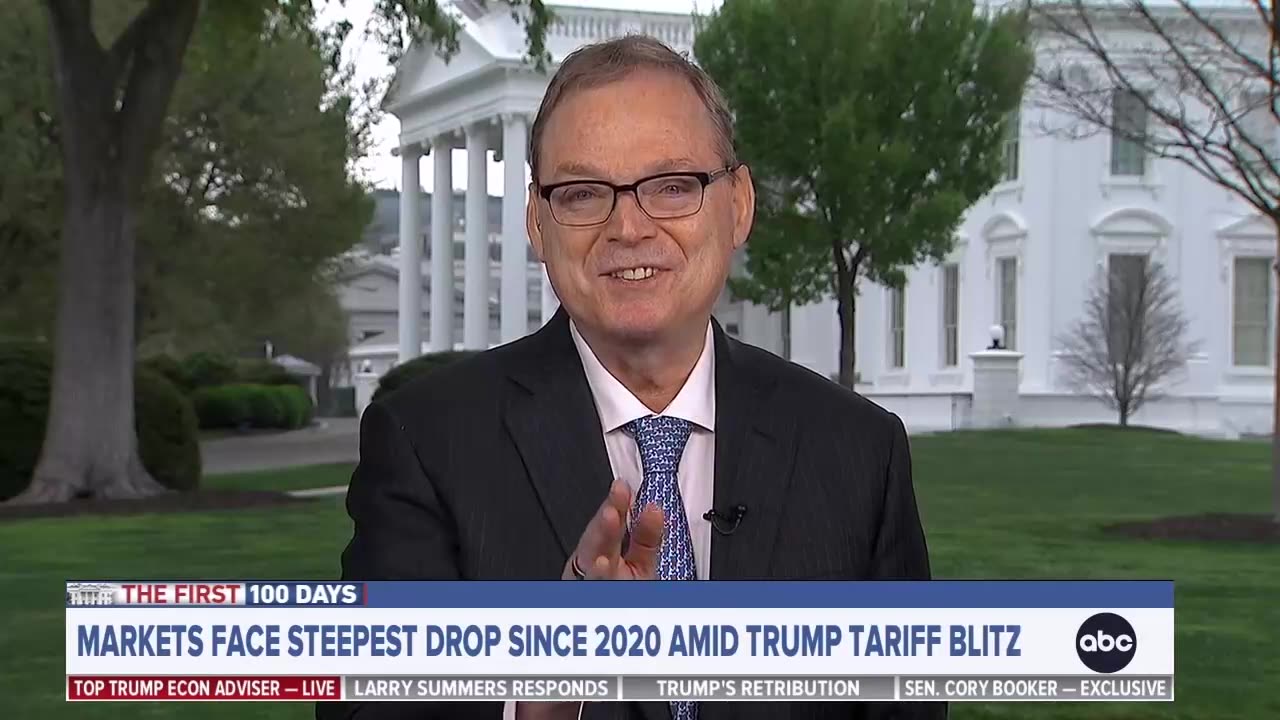 'What would you have him do?' Trump aide flails on ABC after tariffs 'tank the market'