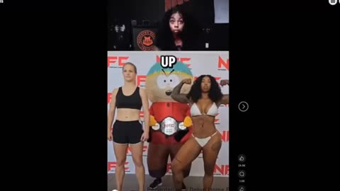 So satisfying to see loud mouth Shaniqua get knocked T F out