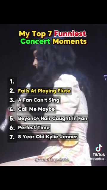 My top 7 funniest concert moments