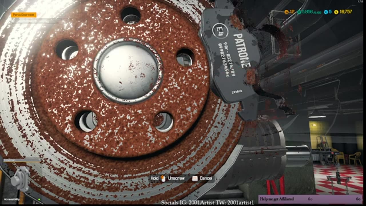 Car mechanic simulator 2018 (part 4) trying to grind while slowly having a headache