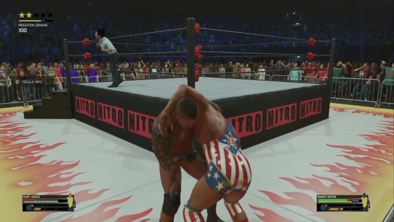wwe 5 Kurt Angle VS Randy Orton