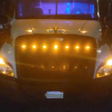 Freightliner with propeller