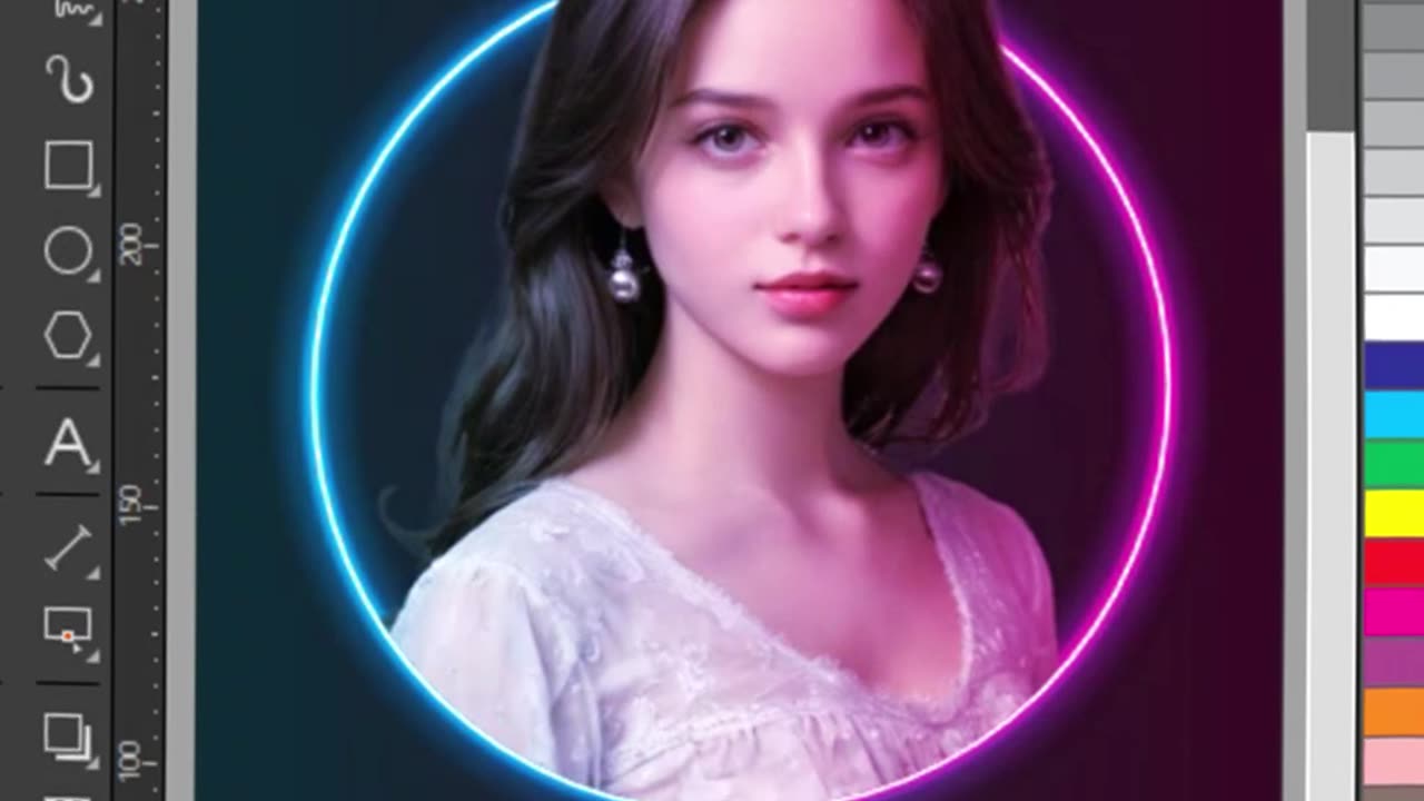 How to create Neon light color effect in CorelDraw