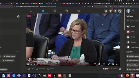 Live Sen Ron Johnson - VOICES OF THE VACCINE INJURED