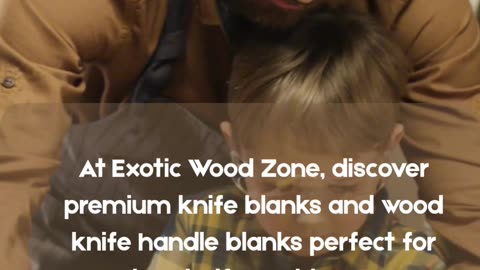 Build Custom Knives with Exotic Wood Knife Blanks