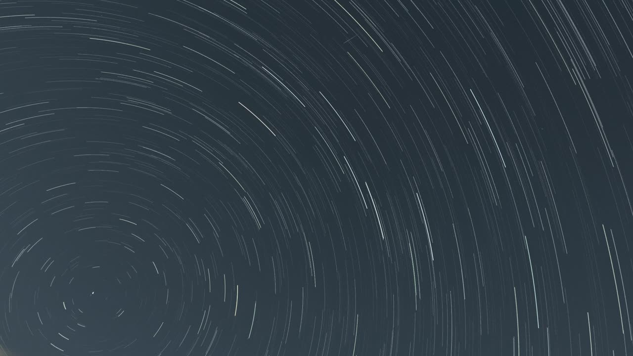 Ursa Major Constellaiton with trail effect