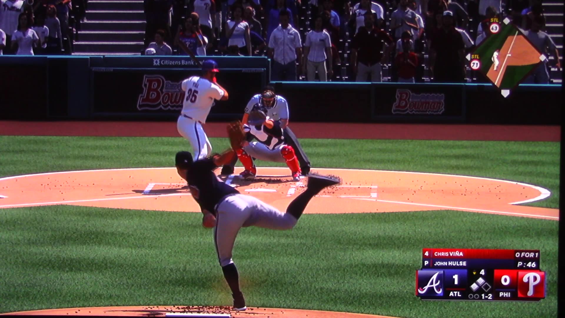 MLB The Show: Atlanta Braves vs Philadelphia Phillies (S17 G143)