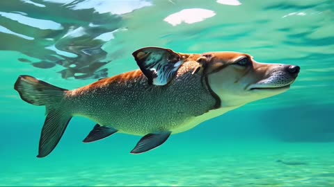 DogFish 😱 #dog #fish #dogfish #fyp